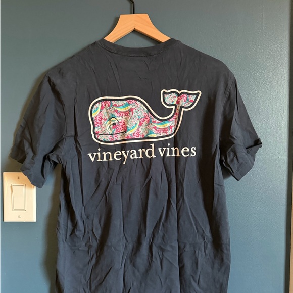 Vineyard Vines Men's Navy T-Shirt - Picture 2 of 2